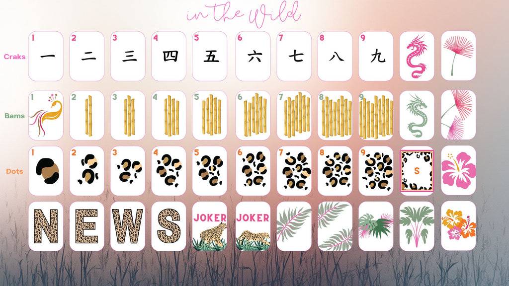 In the wild - Mahjong Tile set